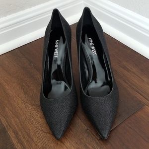 Brand New Shimmering Black Pumps